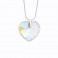 Stříbrný náhrdelník Srdce s obtahem z křišťálových kamenů Swarovski®