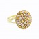 Stříbrný prsten Rivoli Extramix 18 s kameny Swarovski® v barvě zlata