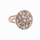 Stříbrný prsten Rivoli Extramix 18 s kameny Swarovski® v barvě růžového zlata